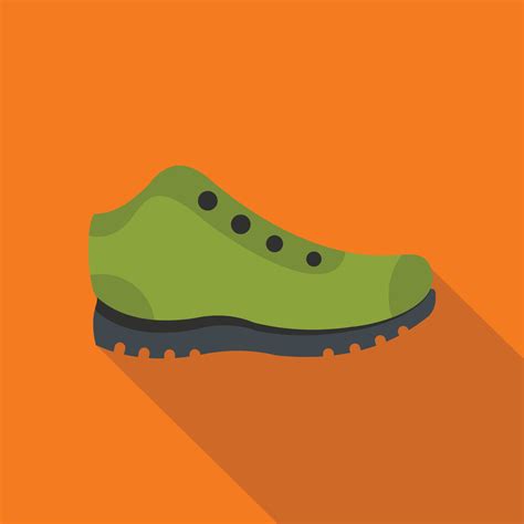 Hiking boots icon vector flat 14583849 Vector Art at Vecteezy