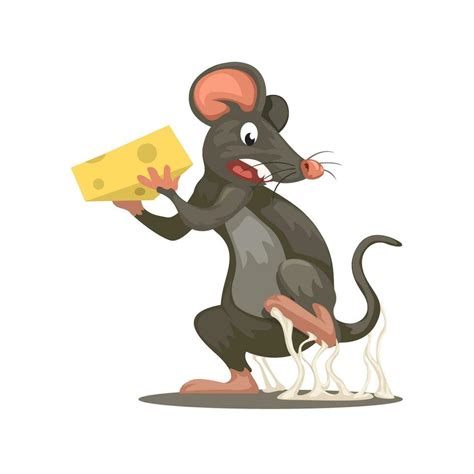 Mouse Trap Sticky Pad Cartoon illustration Vector 29177994 Vector Art at Vecteezy