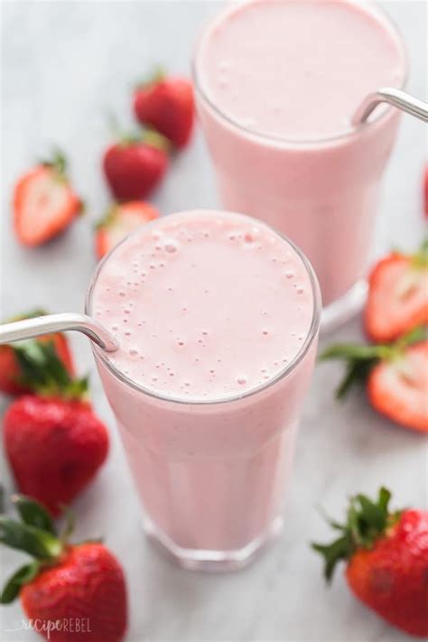 Healthy Strawberry Smoothie Recipe Uk | Bryont Blog