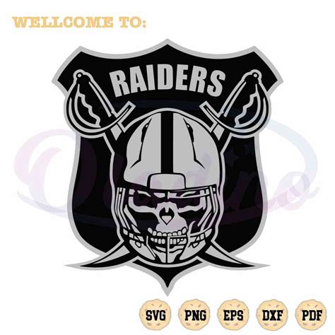 NFL Las Vegas Raiders Logo SVG Football Team File For Cricut