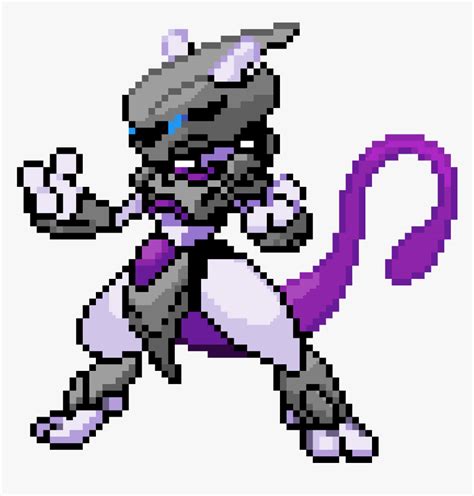 Mew Two Pixel Art : Speedpaint pixel art another death.