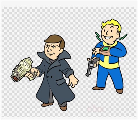 Fallout 4 Clipart Fallout 4 Fallout - Fallout Vault Boy Art Style Transparent PNG - 900x740 ...