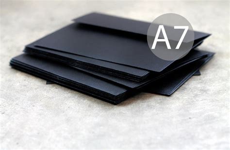 25 5x7 Metallic Black Envelopes A7 Metallic Black Envelopes Black Wedding Envelopes true Size 5 ...