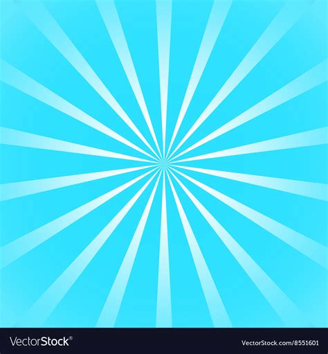 Blue sun ray background Royalty Free Vector Image