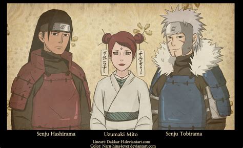 Hashirama, Mito and Tobirama by Naru-Hina4ever on DeviantArt