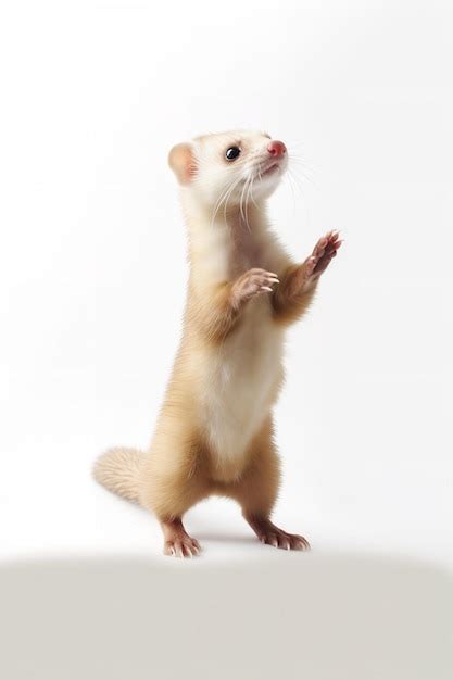 Premium AI Image | Ferret Playing