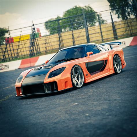 Mazda RX-7 Veilside Fortune model - TurboSquid 2045170