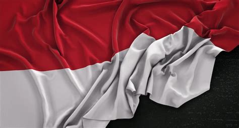 Free Photo | Indonesia Flag Wrinkled On Dark Background 3D Render