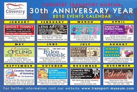 Coventry Transport Museum - 2010 Events Calendar by Coventry Transport Museum - Issuu