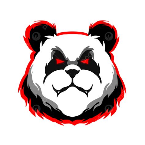 Panda Head Clipart PNG Images, Panda Head Gaming Logo, Logo Gaming, Panda, Gaming PNG Image For ...