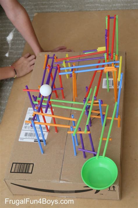 Engineering Project for Kids: Build a Straw Roller Coaster! - Frugal ...