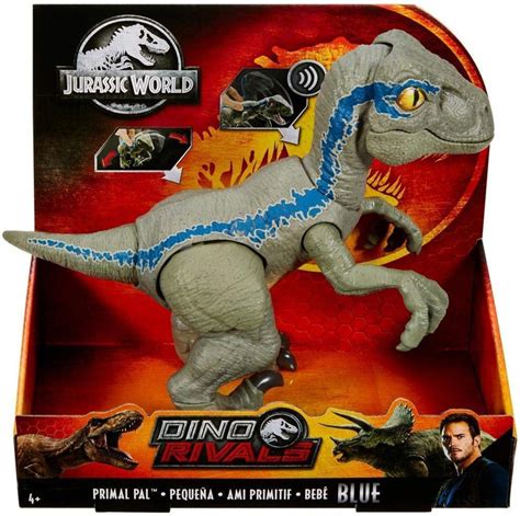 Jurassic World Baby Blue Dino Velociraptor – Mattel — Juguetesland