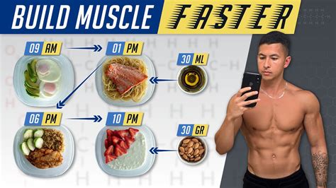 The Best Meal Plan To Build Muscle Faster (EAT LIKE THIS!) - YouTube