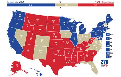 Map Of Democratic And Republican States - Living Room Design 2020