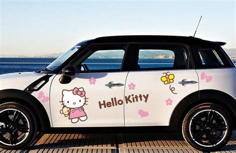 Car stickers kitty Hello Kitty car stickers full car stickers pull ...