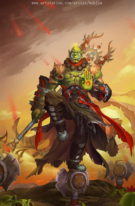 [WOW jiansan] Shao Lin Orc Monk by linsc on DeviantArt