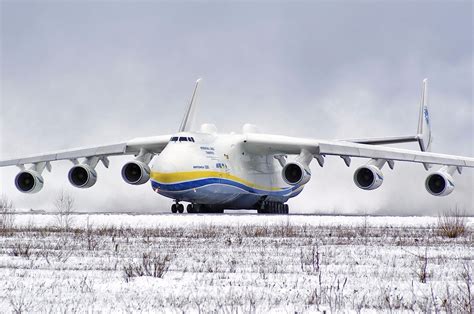 Antonov An-225 Mriya Takeoff At Gostomel Airport Aircraft Wallpaper ...