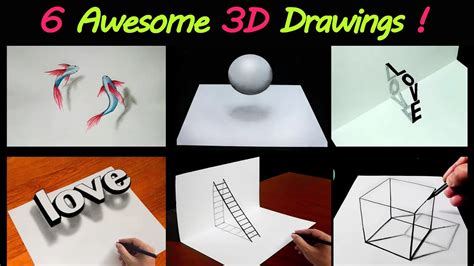 The Best 13 Beginners Simple 3D Drawings Easy - shortlyquoteqjibril