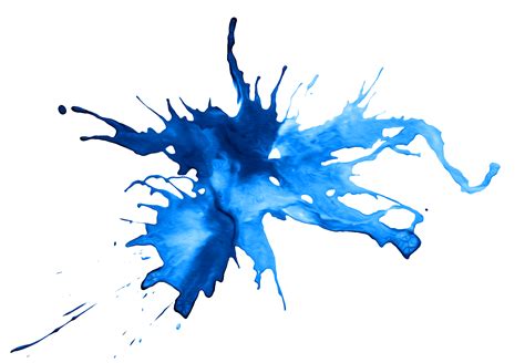 Royal Blue Paint Splatter