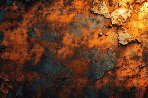 Premium AI Image | Rusted steel texture background image