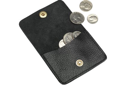 Leather Coin Wallet - Handmade Leather Coin Purse