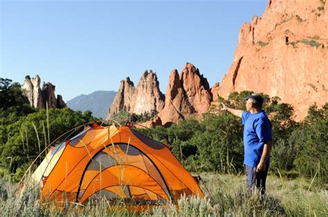 Camping in the Colorado Rocky Mountains Stock Image - Image of tourism ...