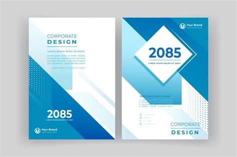 Corporate book cover design template. Pr... | Premium Vector #Freepik #vector #cover #books #t ...