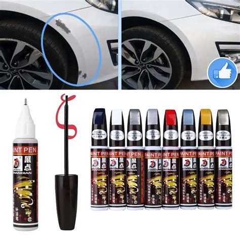 Aliexpress.com : Buy White Black Car Scratch Repair Paint Pen 12ml Touchs Up Waterproof Paint ...