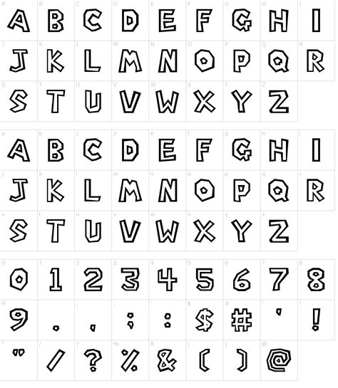 Super Mario Bros. Font Download