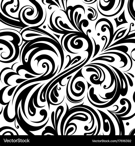 Seamless floral ornament Royalty Free Vector Image