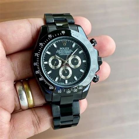 Automatic Analog Rolex Black Watch For Man at Rs 3499 in Surat | ID: 22598333033