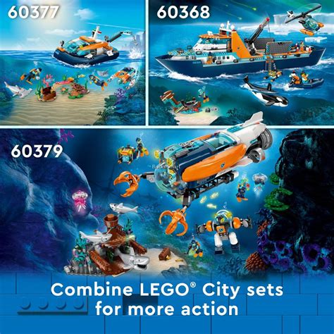 LEGO 60368 City Arctic Explorer Ship Building Toy Set