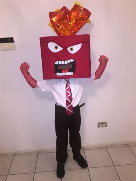 Costume of anger from inside out | Halloween inspiration, Family costumes diy, Anger inside out ...