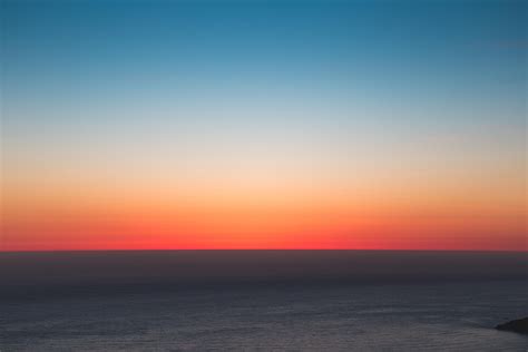 wallpaper horizon, sea, sunset, sky HD : Widescreen : High Definition : Fullscreen