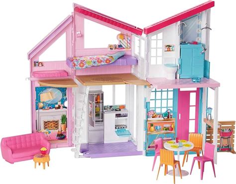 Barbie Dream House Playset Mansion Malibu House Luxury Villa Holiday ...