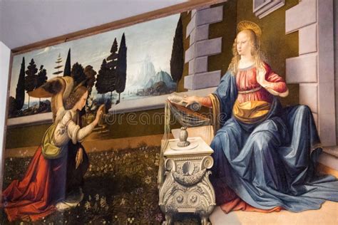 The Annunciation By Leonardo Da Vinci