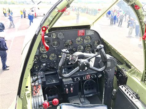 Cockpit view of this Lockheed P-38 Lightning "Tangerine" #44-27083. | Lockheed p 38 lightning ...