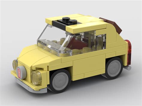 LEGO MOC Mini Fiat 500 by Rauy | Rebrickable - Build with LEGO