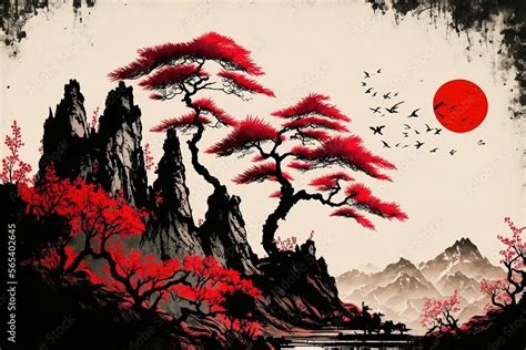 Chinese Tree Painting