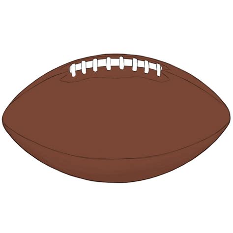 How to Draw a Football - Easy Drawing Art