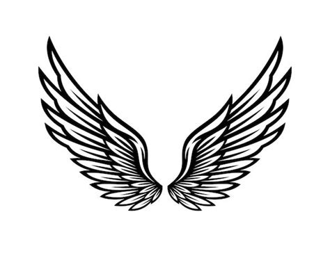 Premium Vector | Wings icon vector illustration wings design vector wings black and white ...