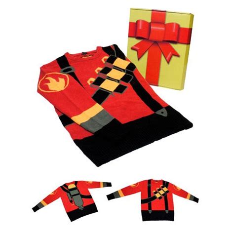 Team Fortress 2 RED Pyro Sweater - Entertainment Earth