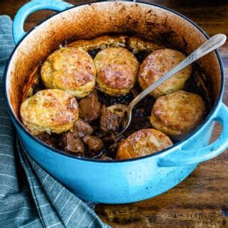 Hearty Beef Cobbler - Supergolden Bakes