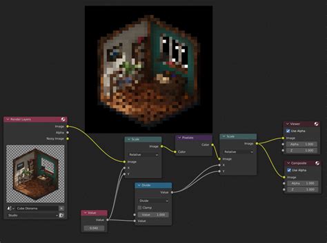 How to pixelate an image using the compositor in Blender - Artisticrender.com