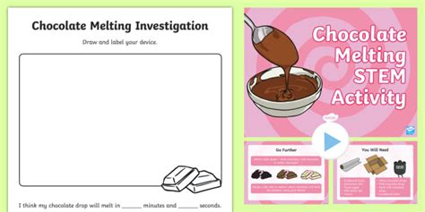 FREE! - Chocolate Melting STEM PowerPoint (teacher made)