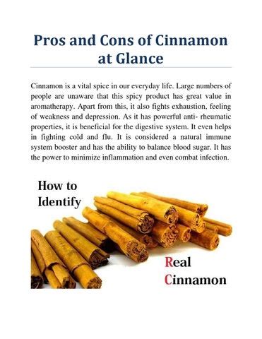 Cinnamon side effects and benefits to health by Jerry Williams - Issuu