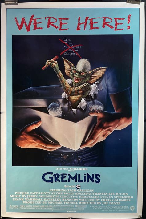 Gremlins Poster Were Here