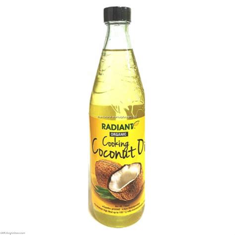 Radiant Organic Cooking Coconut Oil 750ml