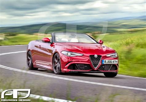 Alfa Romeo Giulia Convertible Envisioned