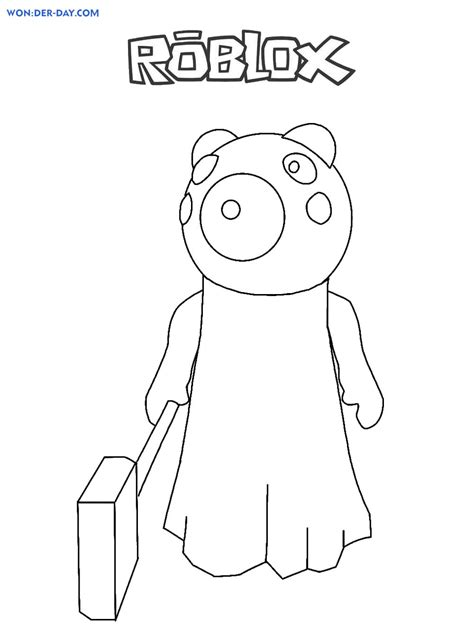 Roblox Piggy Coloring Pages